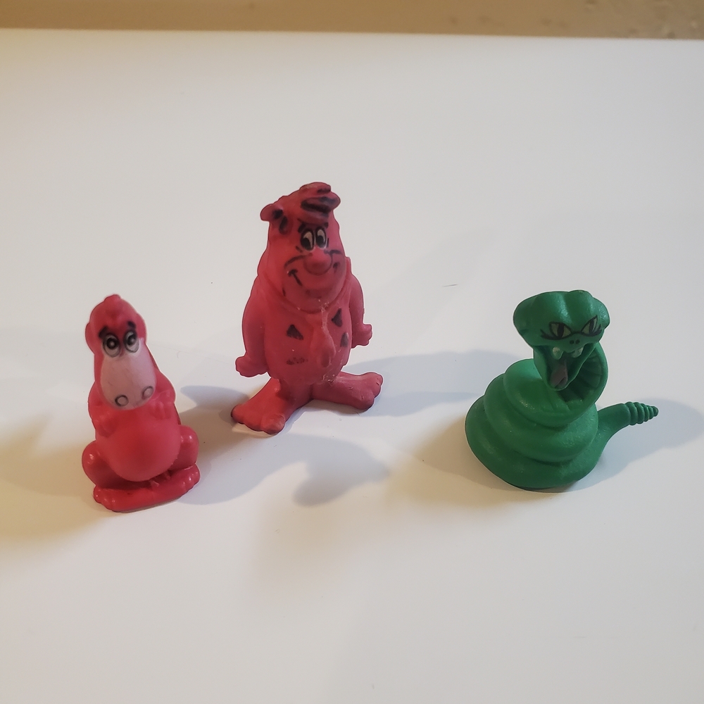 Flintstones 1987-88 Cereal Box Toys
